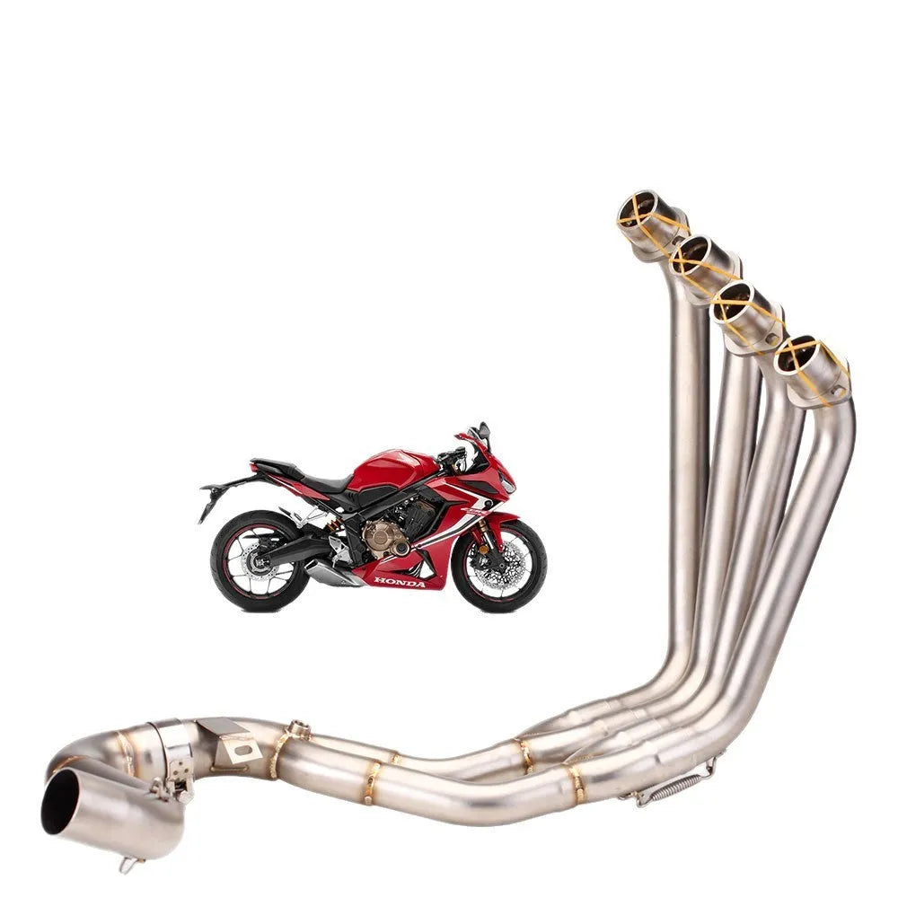 Universal 51mm motorcycle carbon fibre muffler exhaust pipe silencer in stainless steel