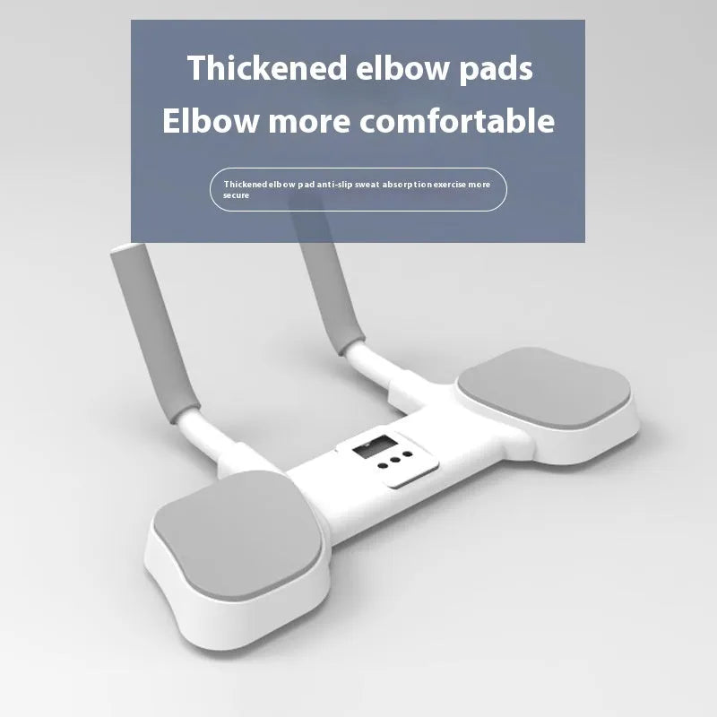 White household flat support trainer made from alloy aluminium tube and ABS plastic components.