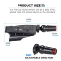 Black golf laser aiming instrument for putting alignment training