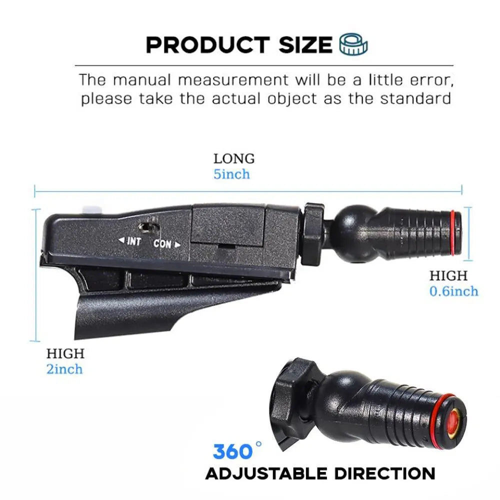 Black golf laser aiming instrument for putting alignment training