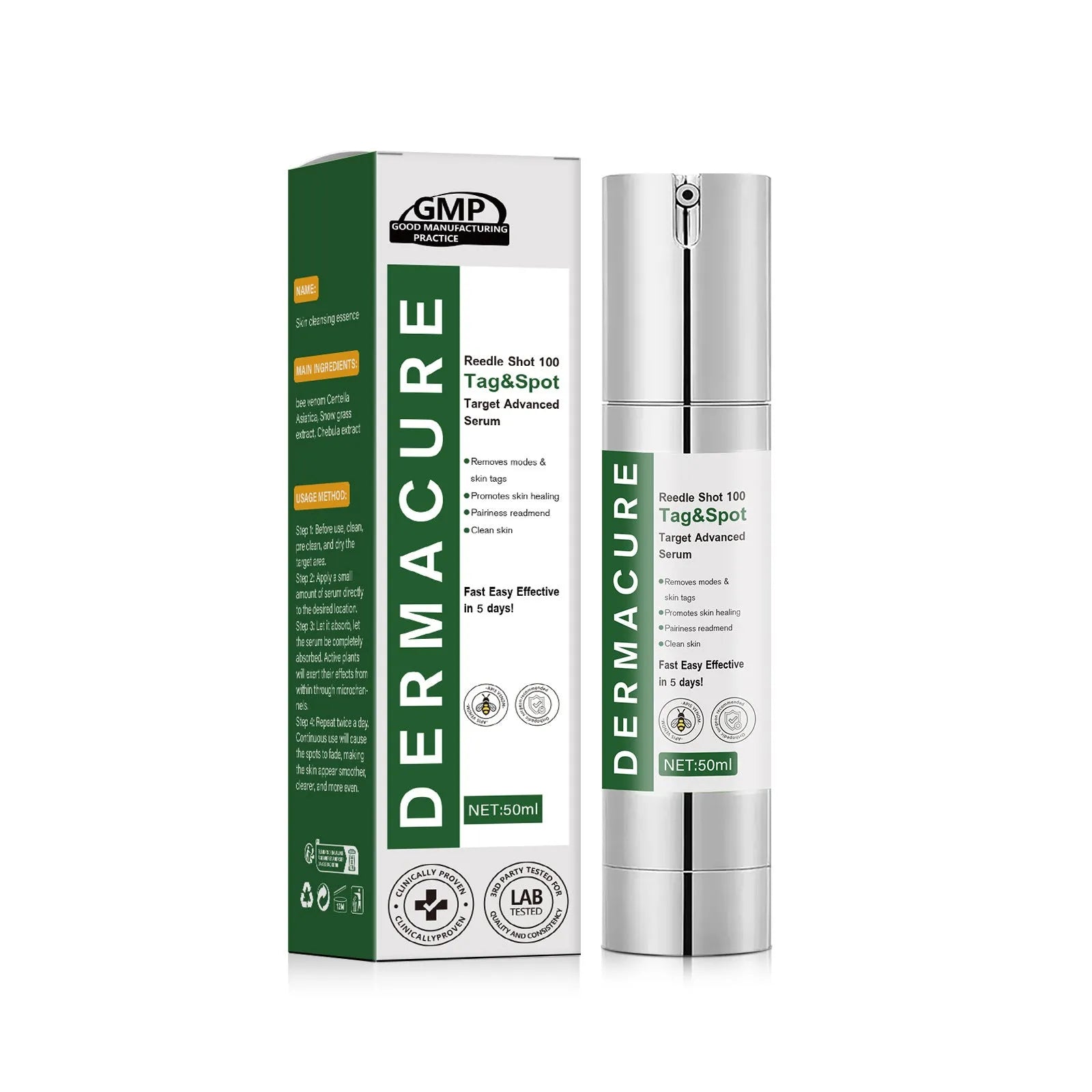 Non-standard skin care solution gentle cleaning facial care solution 50ml unisex bottle