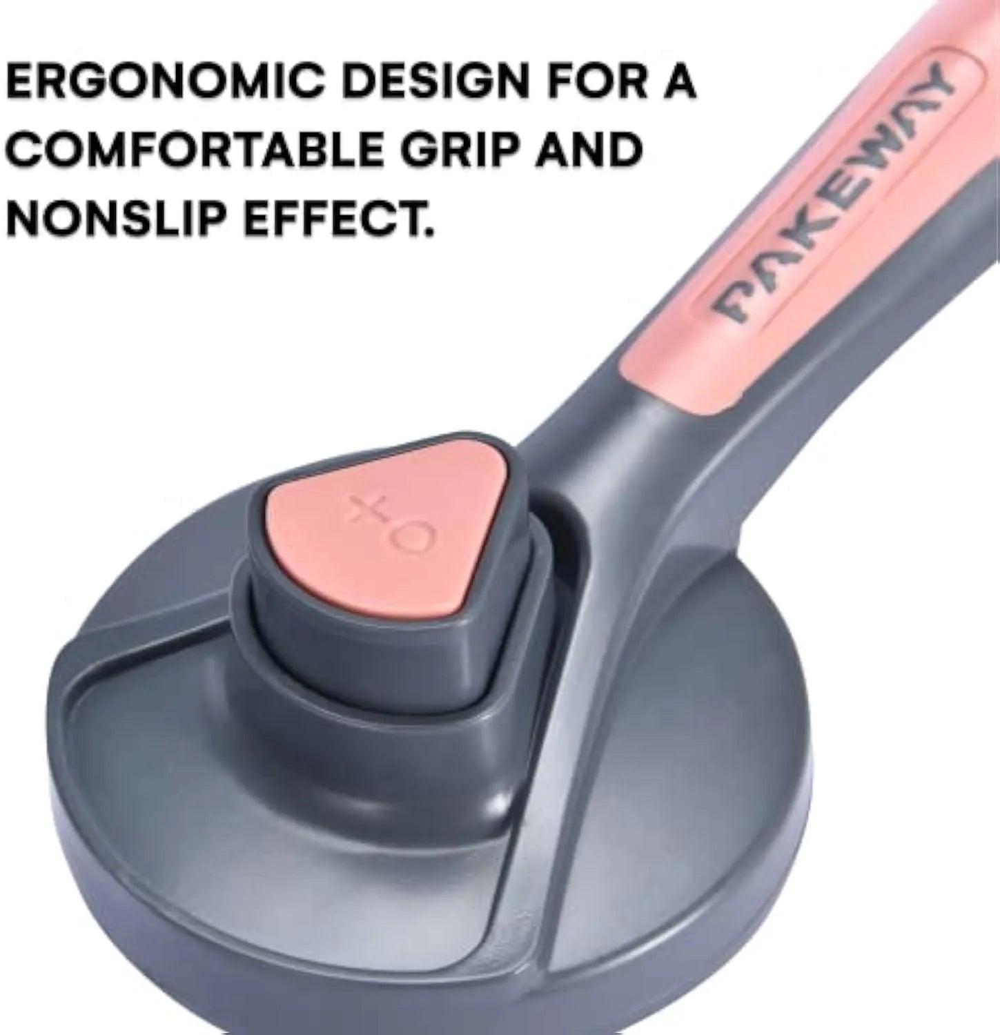 Grey, green, or pink self-cleaning slicker brush for grooming cats and dogs on a white background