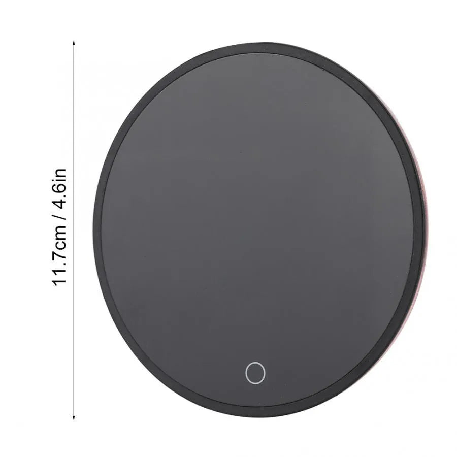 18W electric cup warmer heating mat with 115mm glass panel, touch control, black white green