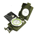 K4074 metal outdoor compass with hanging rope and ring showing 10cm length