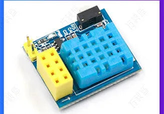 Compact DHT11 WiFi node module for temperature and humidity sensing, measuring 25mm by 21mm.