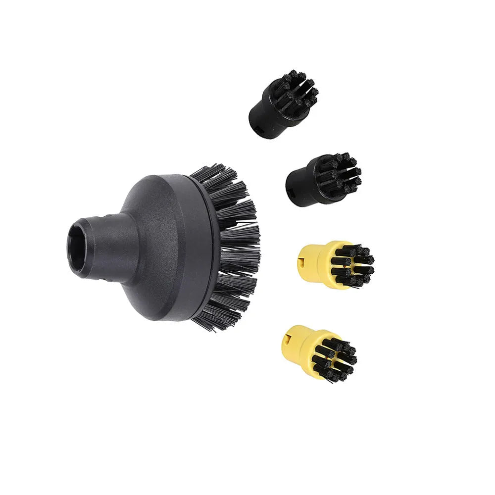 Large round steam cleaner brush head 6.3cm x 7.5cm with nylon bristles for SC1 SC2 SC3 SC4 SC5 CTK10 models