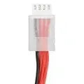 7.4V 1200mAh RC lithium battery pack with dimensions 15x36x70mm.