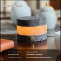 Orange volcanic rock USB night lamp with touch dimming and essential oil feature