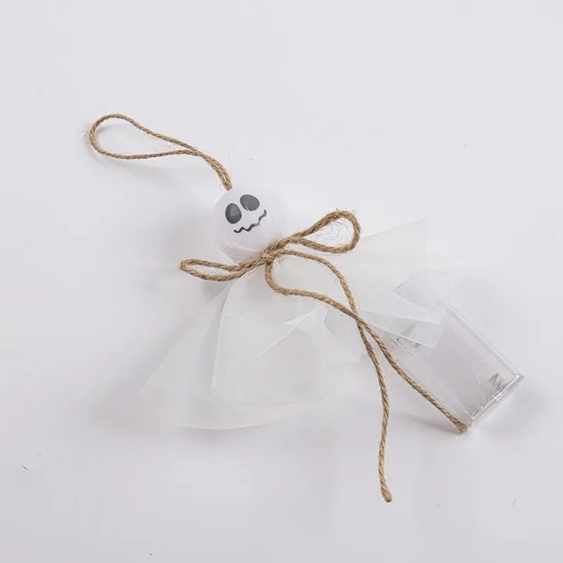 Halloween LED lighting chain with colourful ghost lights for haunted venue decoration