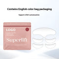 Five silicone anti-wrinkle face patches for wrinkle removal and prevention