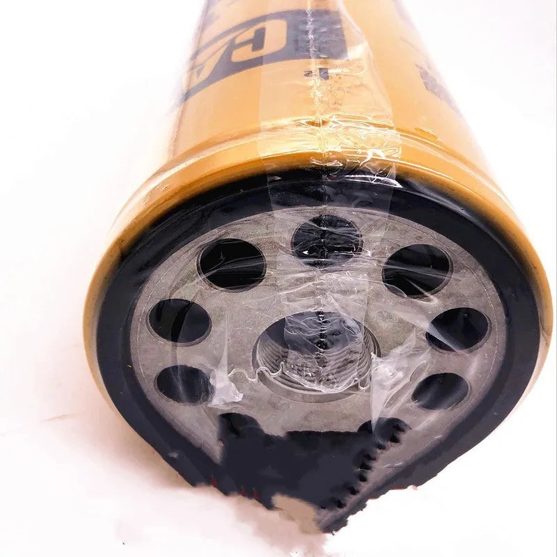 Yellow Caterpillar fuel water separator spin-on filter element for 324D 329D machinery