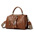 Women's one-shoulder crossbody bag in retro square design, available in six colours