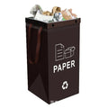 A blue 40 litre PP plastic clean bag for garbage sorting, measuring 30cm by 50cm by 30cm.