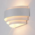 Modern minimalist metal wall lamp in black or white, 270x135x110mm, for aisle, bedside and stairs