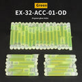 Tactical mark light stick 30-pack outdoor fixed point navigation plastic green red mixed colours