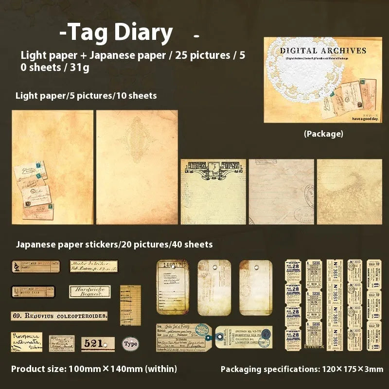 Retro-style A4 paper notebook with decorative card suit in one of six colour theme options.