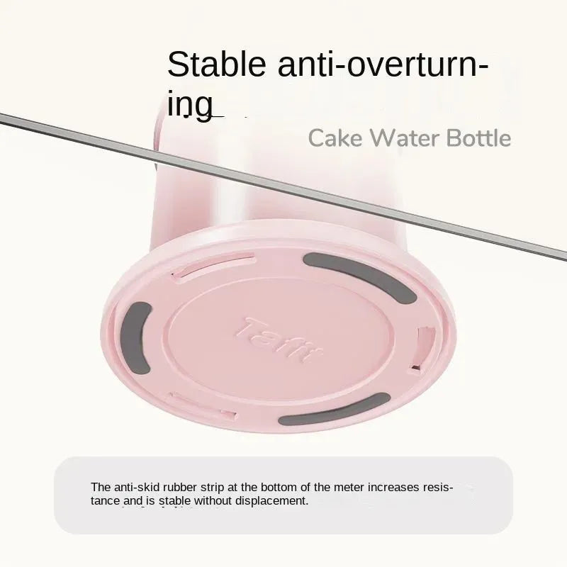 Cream cake hamster kettle 125ml small pet drinker in green, pink, purple, or yellow, 103.5 x 122mm