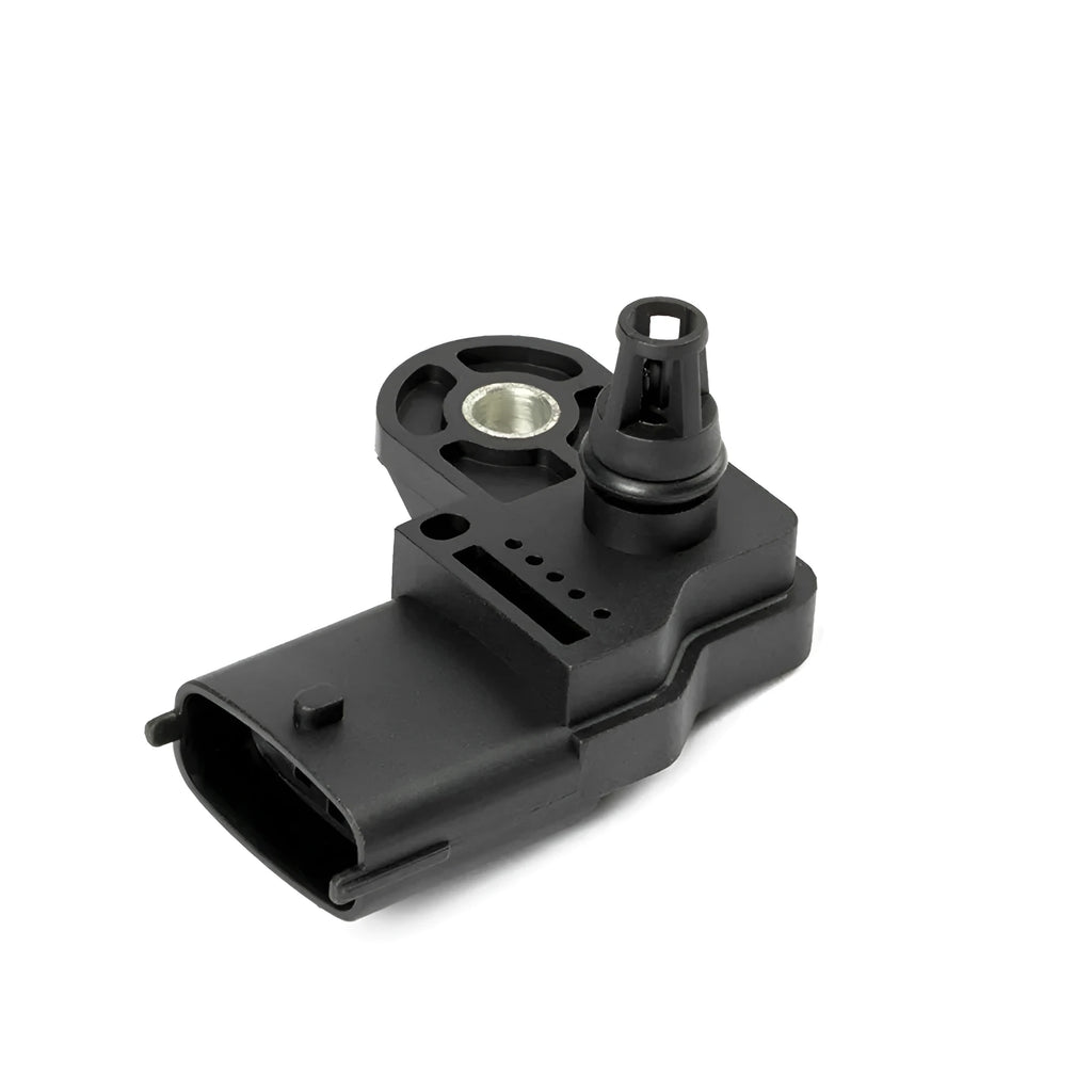 Black intake manifold pressure sensor model 0281002576 RSC845 for automotive engine