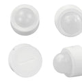 White infrared motion sensor with ZigBee connectivity for home automation systems