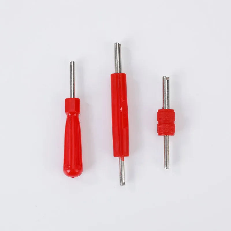 Aluminium alloy single-head tool twist valve wrench shown in one of three available colour styles.