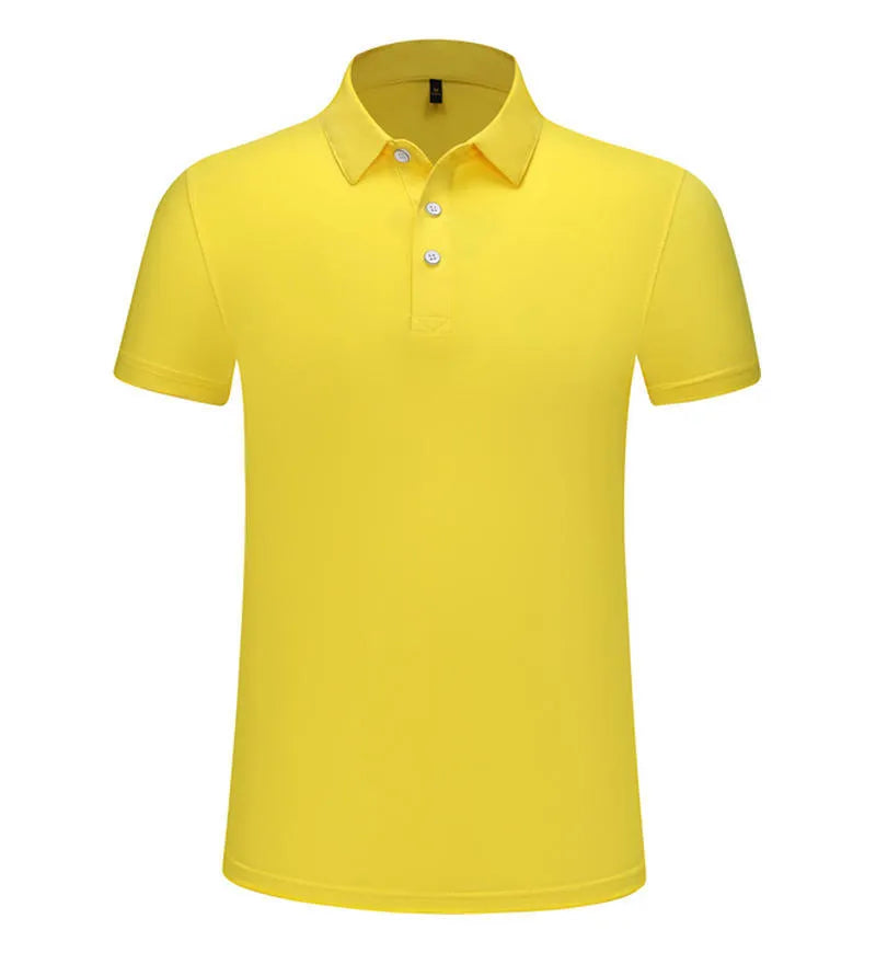 Men's summer cotton polo shirt in solid colour with short sleeves and straight fit, shown in white