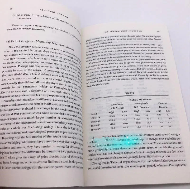 The Intelligent Investor book by Benjamin Graham, English edition cover