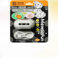 Pet luminous collar LED hanging lamp ring showing four colour options: Fresh Pink, Delicate Gray, Cure Green, Caramel Mocha