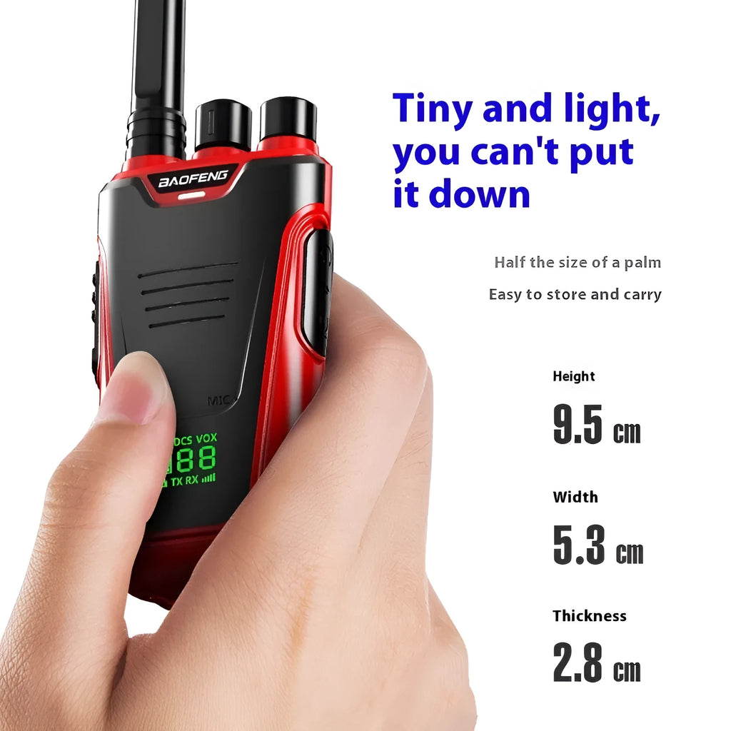 Red or yellow high power intercom for hotels with 8km range and USB charging port