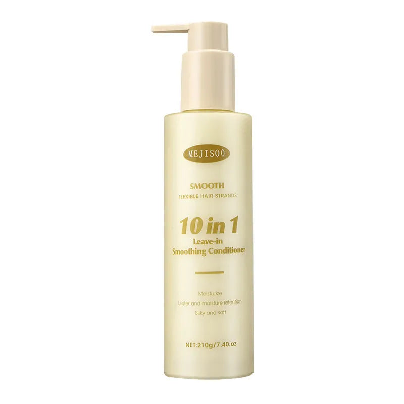 Wash-free 10-in-1 hair conditioner 210g bottle for ladies frizzy hair treatment