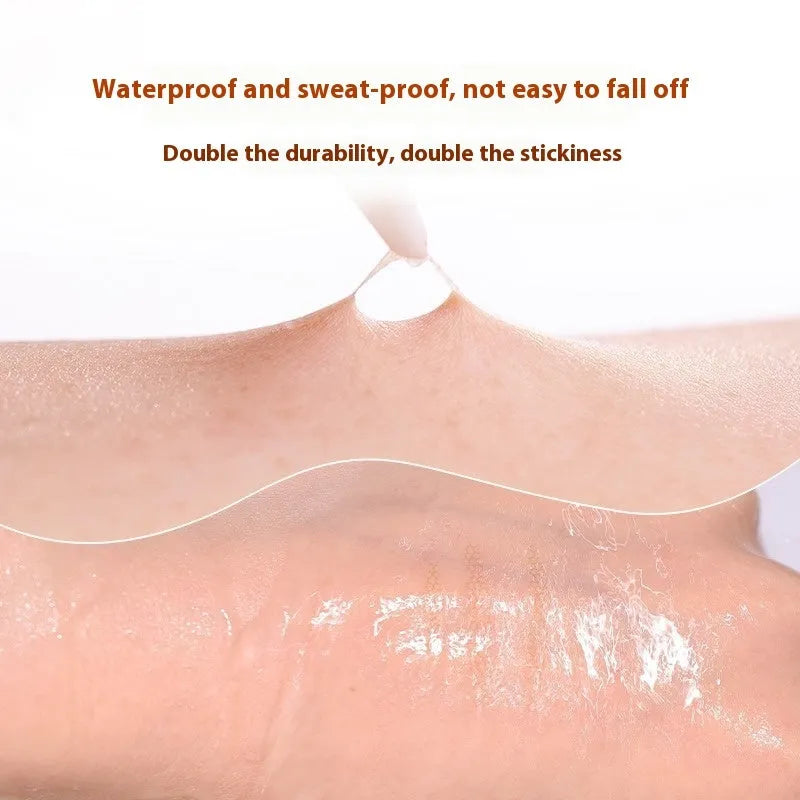 Roll of invisible lace double eyelid stickers in Crescent and Olive shapes, 120 count.