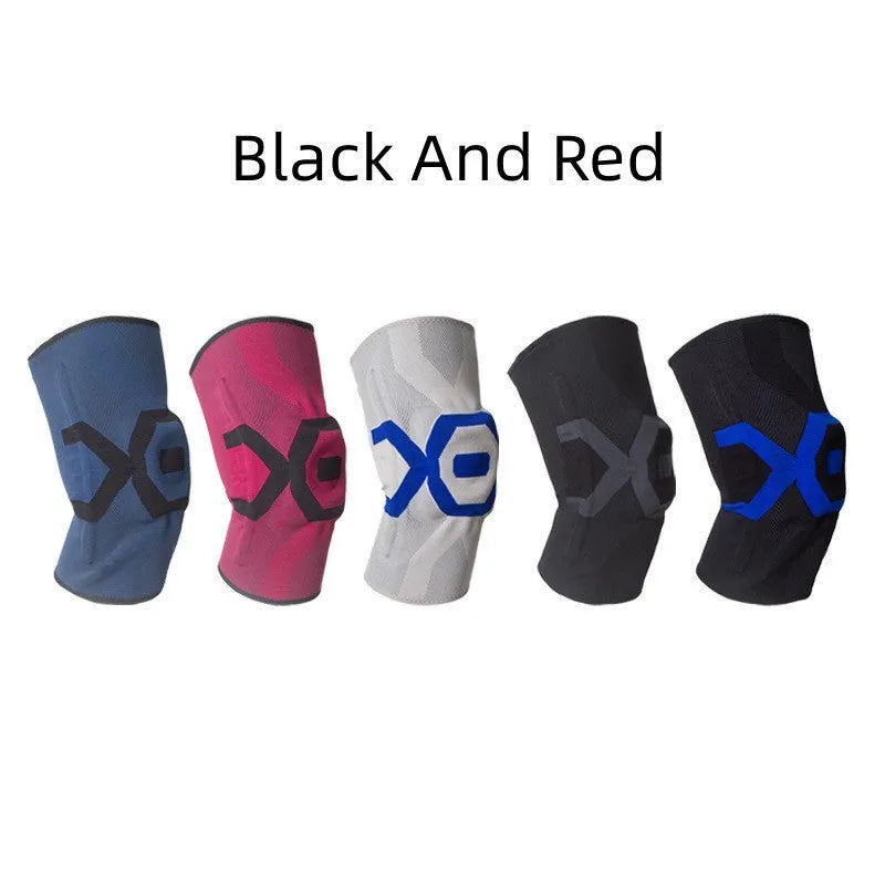 Men's silicone knee pads for running and cycling available in multiple colours and sizes