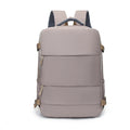 Large capacity dry wet separation backpack in black with polyester lining, 20-35L, for gym and travel