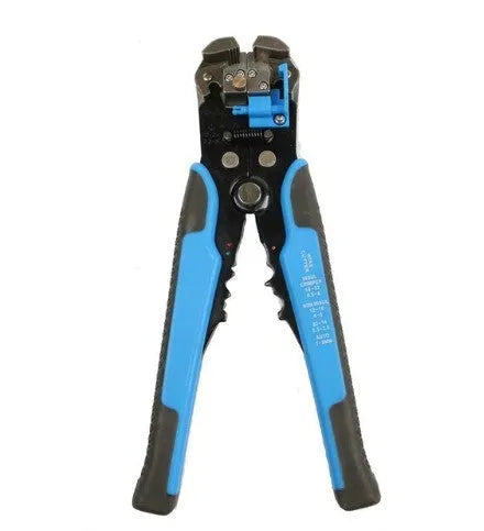Yellow metal automatic 3-in-1 wire stripper crimping plier tool for electrical work