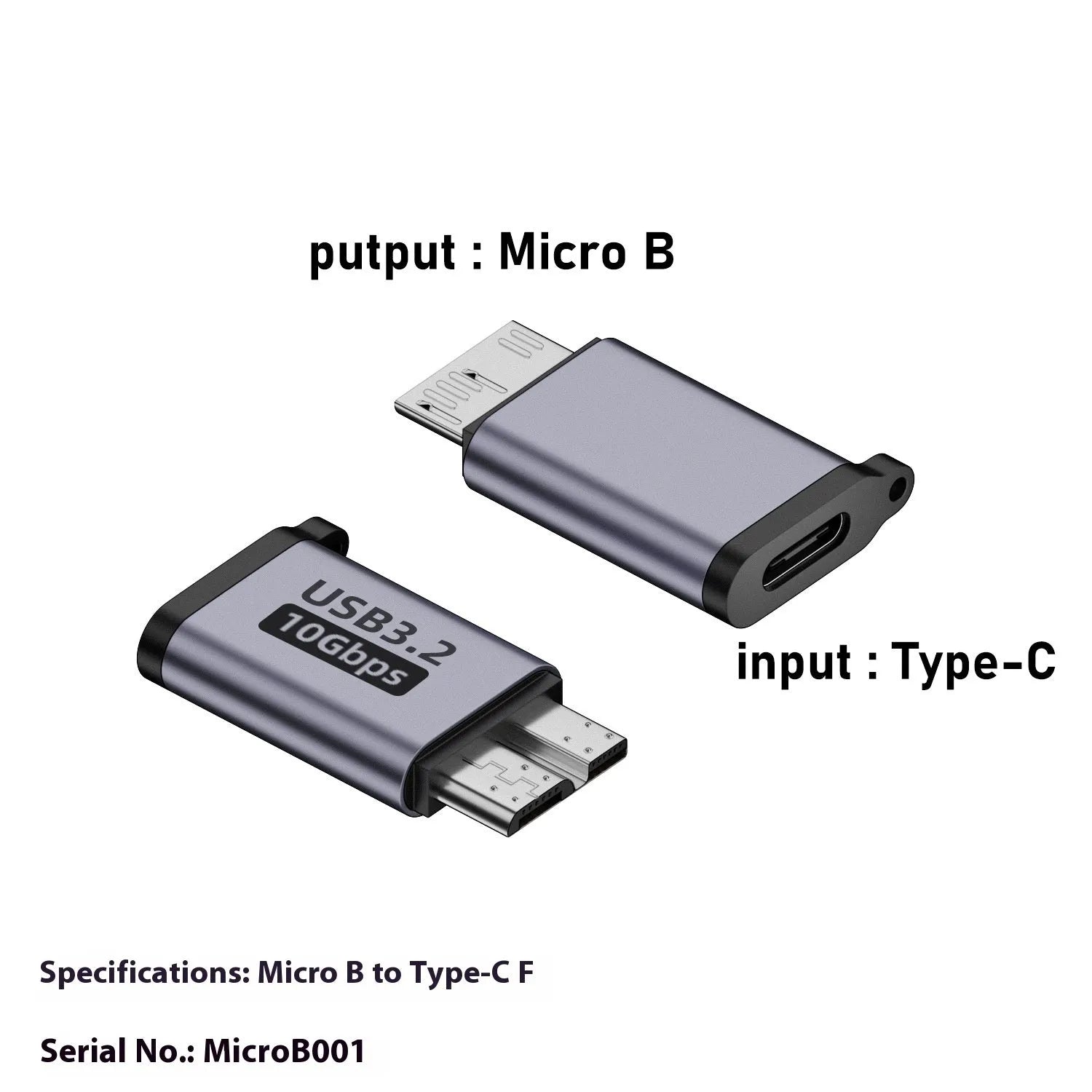 Close-up of a Micro USB to USB-C and USB-A adapter cable set for charging and data transfer.