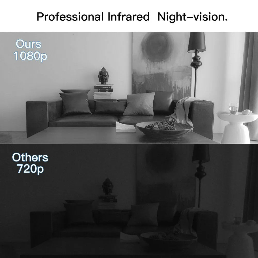 Black 1080p HD DV camera on a stand with a rotated lens, showing its compact design.