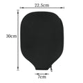 Black neoprene protective sleeve for a table tennis racket or paddle.