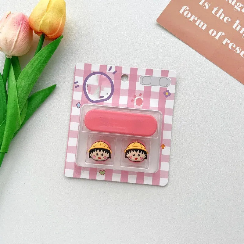 Cartoon magnetic cable fixer for desktop with colourful design and plastic construction