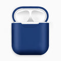 Silicone shockproof case for Apple AirPods with anti-lost rope attachment in multiple colour options