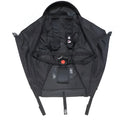 Baby stroller flat cushion accessory in black Oxford cloth fabric seat style