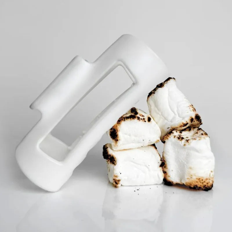 Extra large 13cm soft silicone shark clip in advanced black on a clean white background