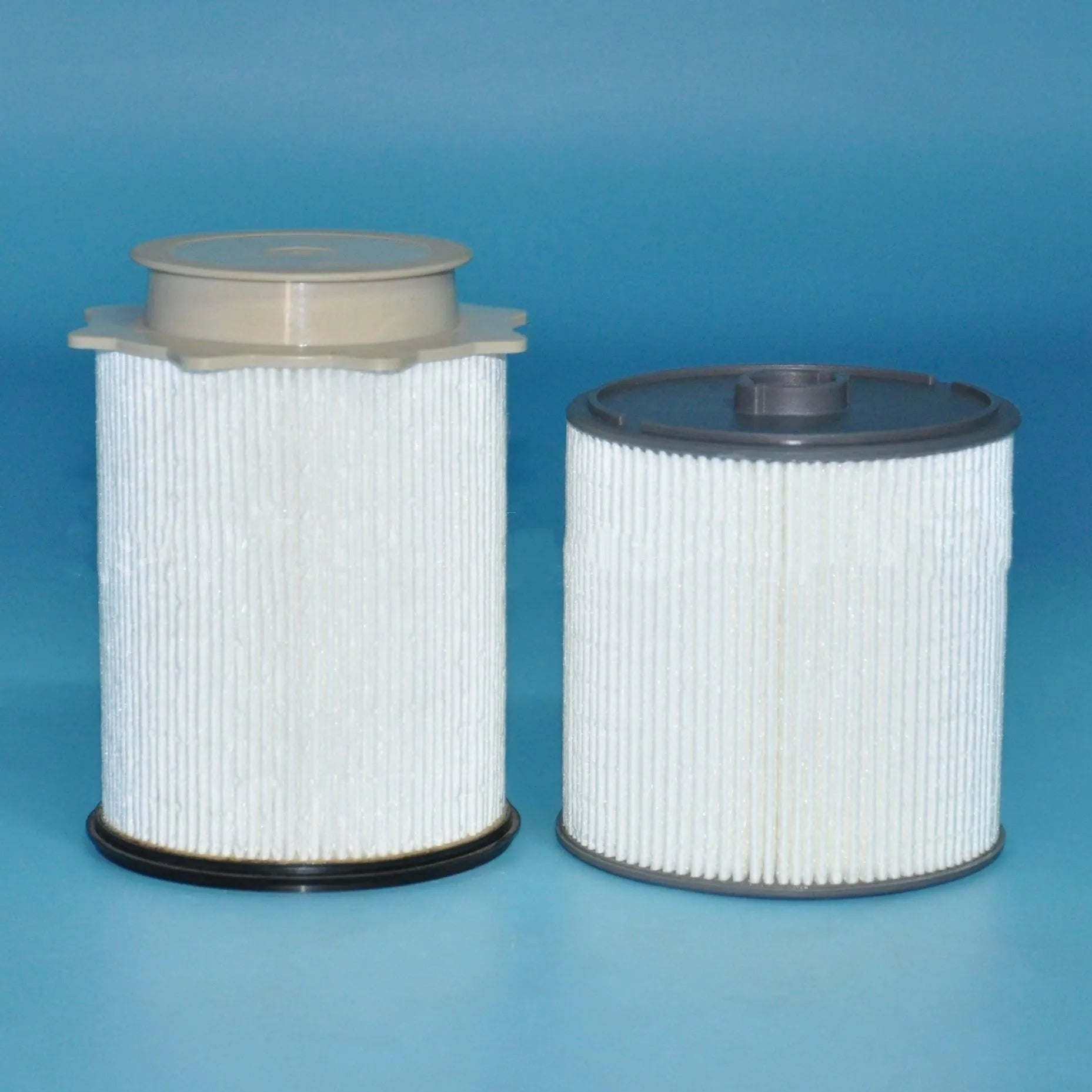 RAM 1500-5500 diesel fuel filter kit with white housing and oil-water separator.