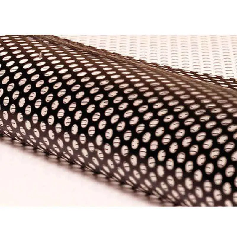 Perforated mesh plastic automotive vinyl film sheet for temporary colour change decals.