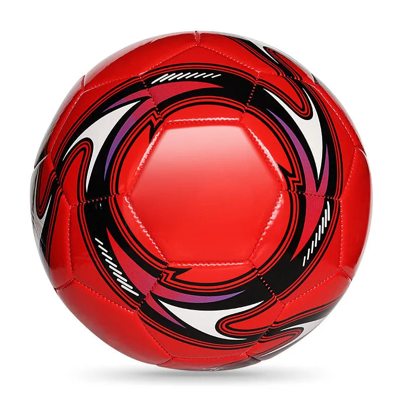 PVC football with machine-sewn seams in sizes 3, 4 and 5 for training and competition
