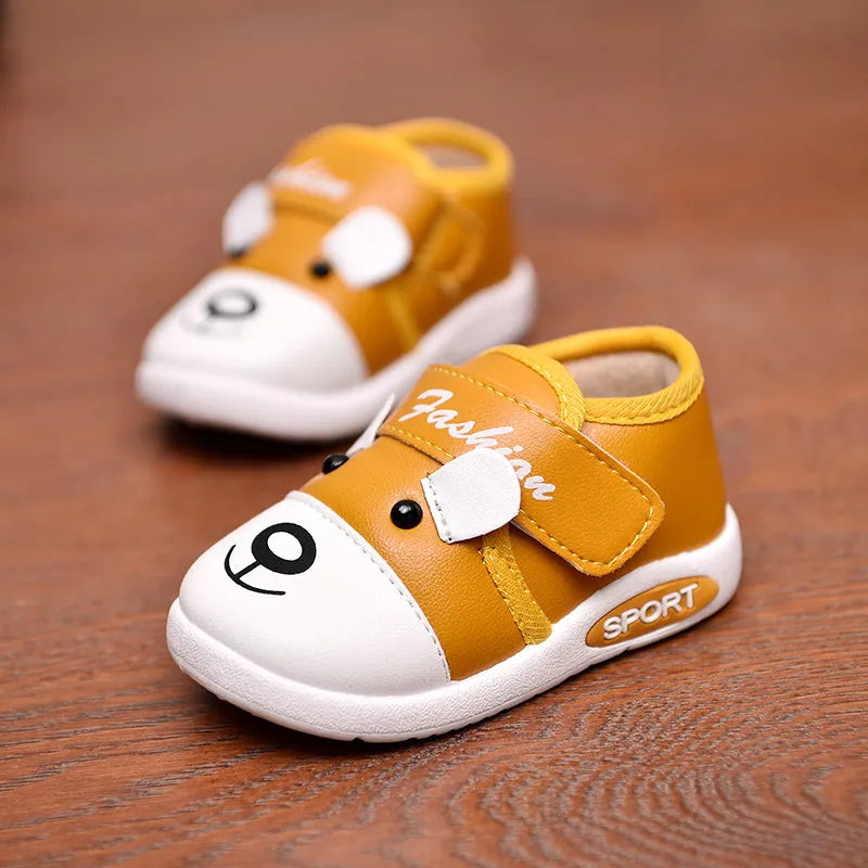 Baby toddler shoes with Velcro closure plain casual style available in black red and velvet colours sizes 16 to 21