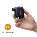 AS100 black electric bicycle tyre pump with USB cable and waterproof storage bag