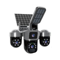 4G solar security camera with two-way voice, full-colour night vision, 2.5 inch ABS housing
