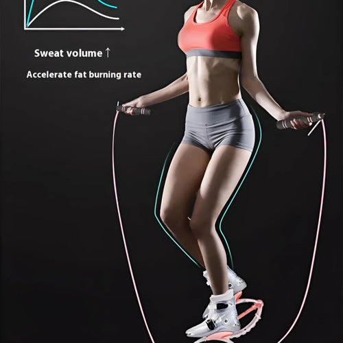 TPU bouncing shoes for sports in colours like black silver, green black, and rose pink.