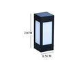 Waterproof solar-powered garden light with LED, suitable for outdoor wall or lawn installation