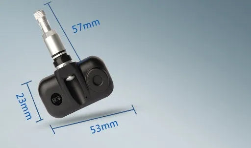 Bluetooth wireless tyre pressure monitoring system with built-in or external sensors and 5+ year battery life