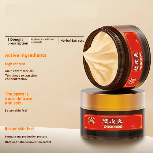 Bestlife herb skin-penetrating moxibustion 20g analgesic ointment tube with Baishi grass translucent paste.